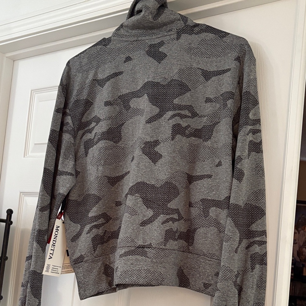 Mondetta Charcoal Camo High-Collar Jacket - Picture 7 of 11